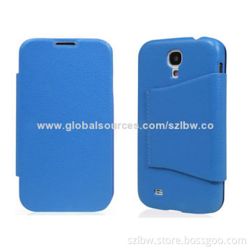Functionality Folio Smart Leather Case for Galaxy S4, Trendy Construction